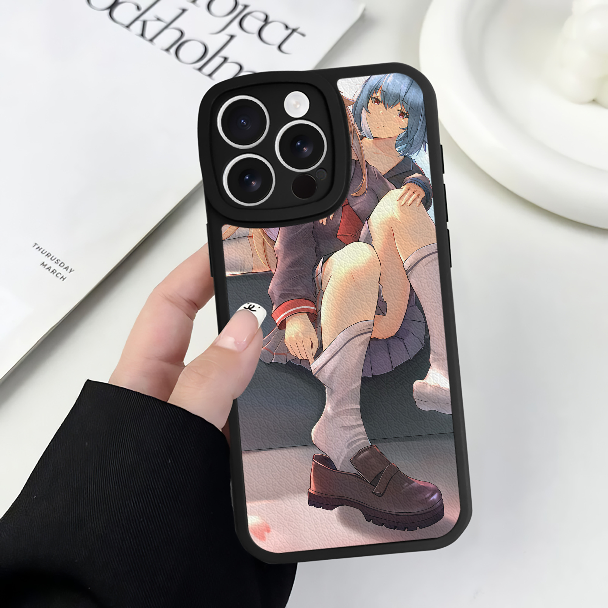 （画像用） EVA 新世紀エヴァンゲリオン 【iPhone 16シリーズ対応】シリコンスマホケース（レザー調） 材質：シリコン